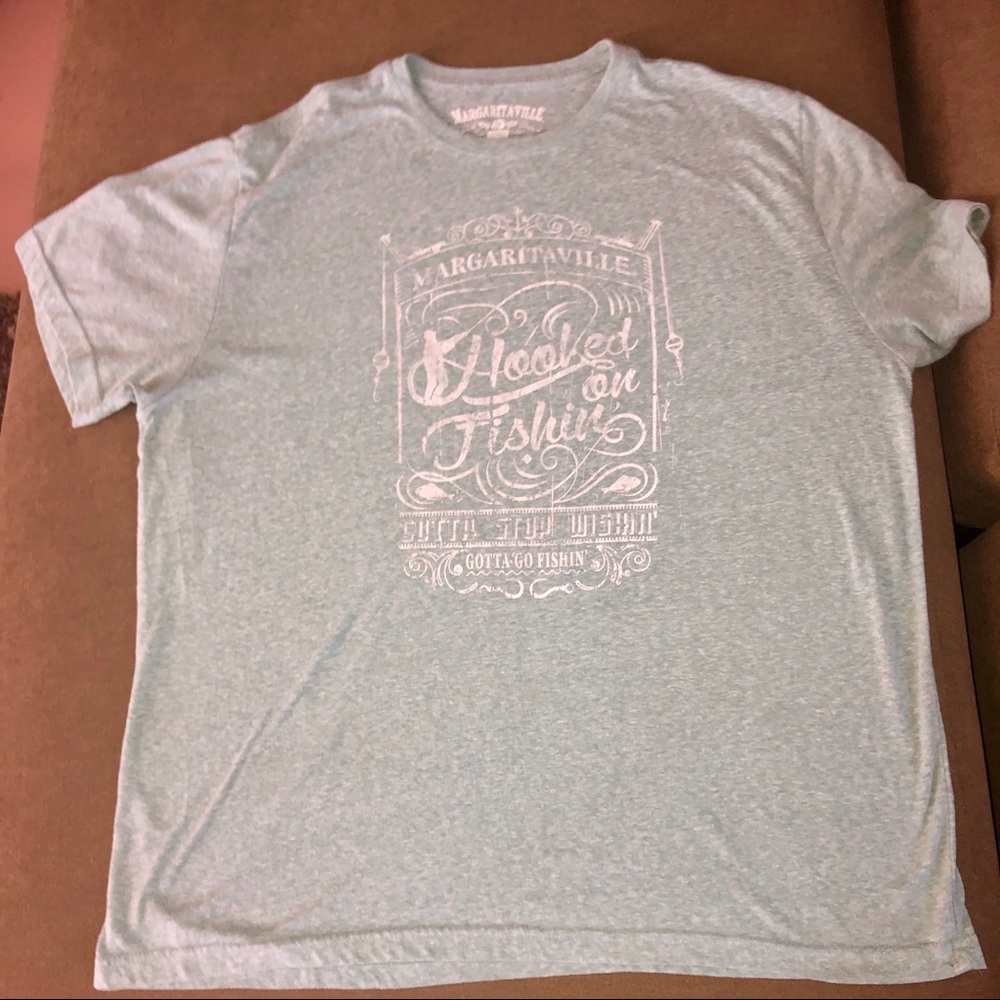 Margaritaville pale green graphic men’s t-shirt
